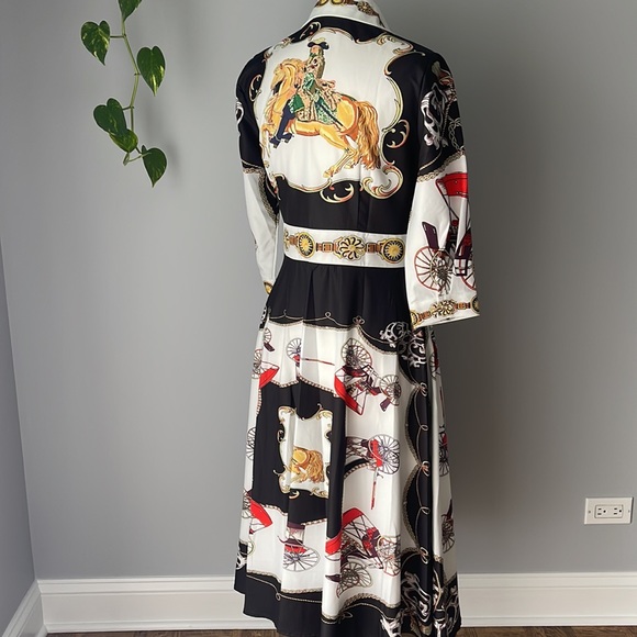 Dalia MacPhee button down shirt midi dress size L - Picture 9 of 12